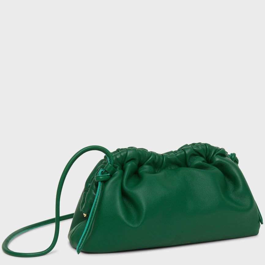 Women's Mansur Gavriel Mini Cloud Clutch Bags Green | AU 470MLE